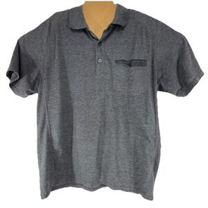 Merrell Opti-Wick UPF20+ Polo Shirt Short Sleeve Mens Gray Size XL Poly Blend